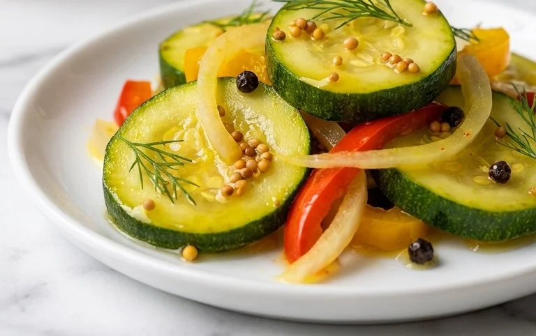 Quick Bread and Butter Zucchini Pickles