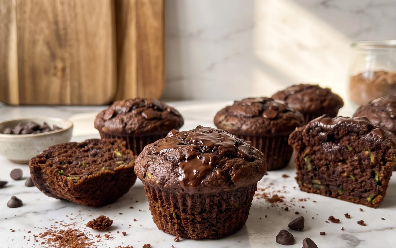 Muffins Courgette Double Chocolat : Recette Facile & Gourmande