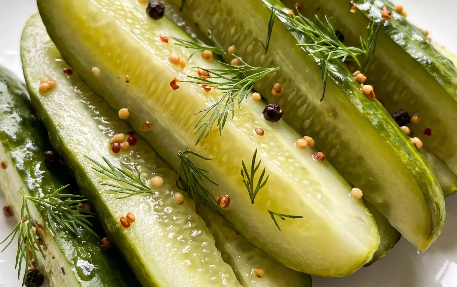 No Cook Refrigerator Pickles Recipe