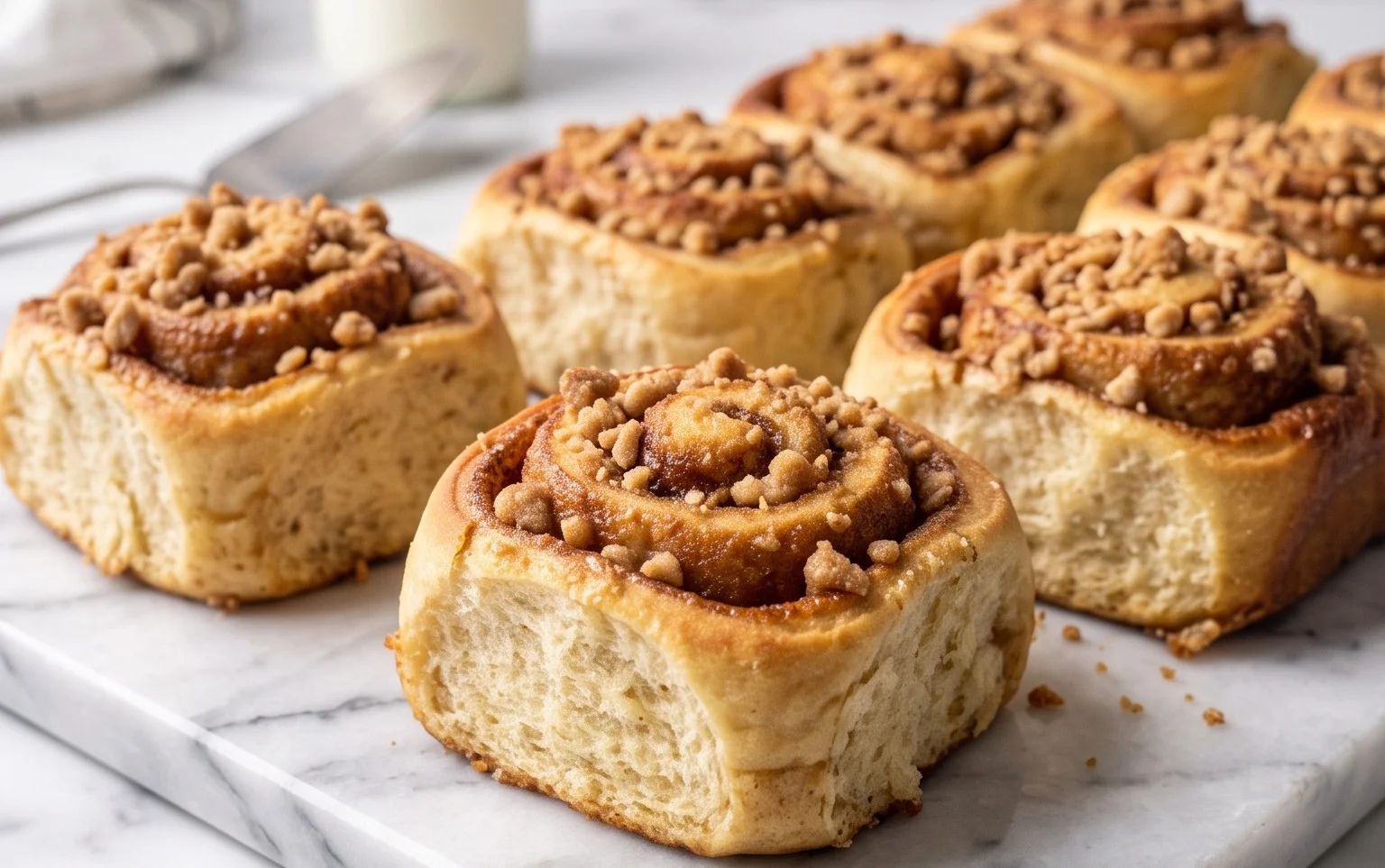 Rouleaux Cannelle Pomme Crumble : Douceur Hivernale