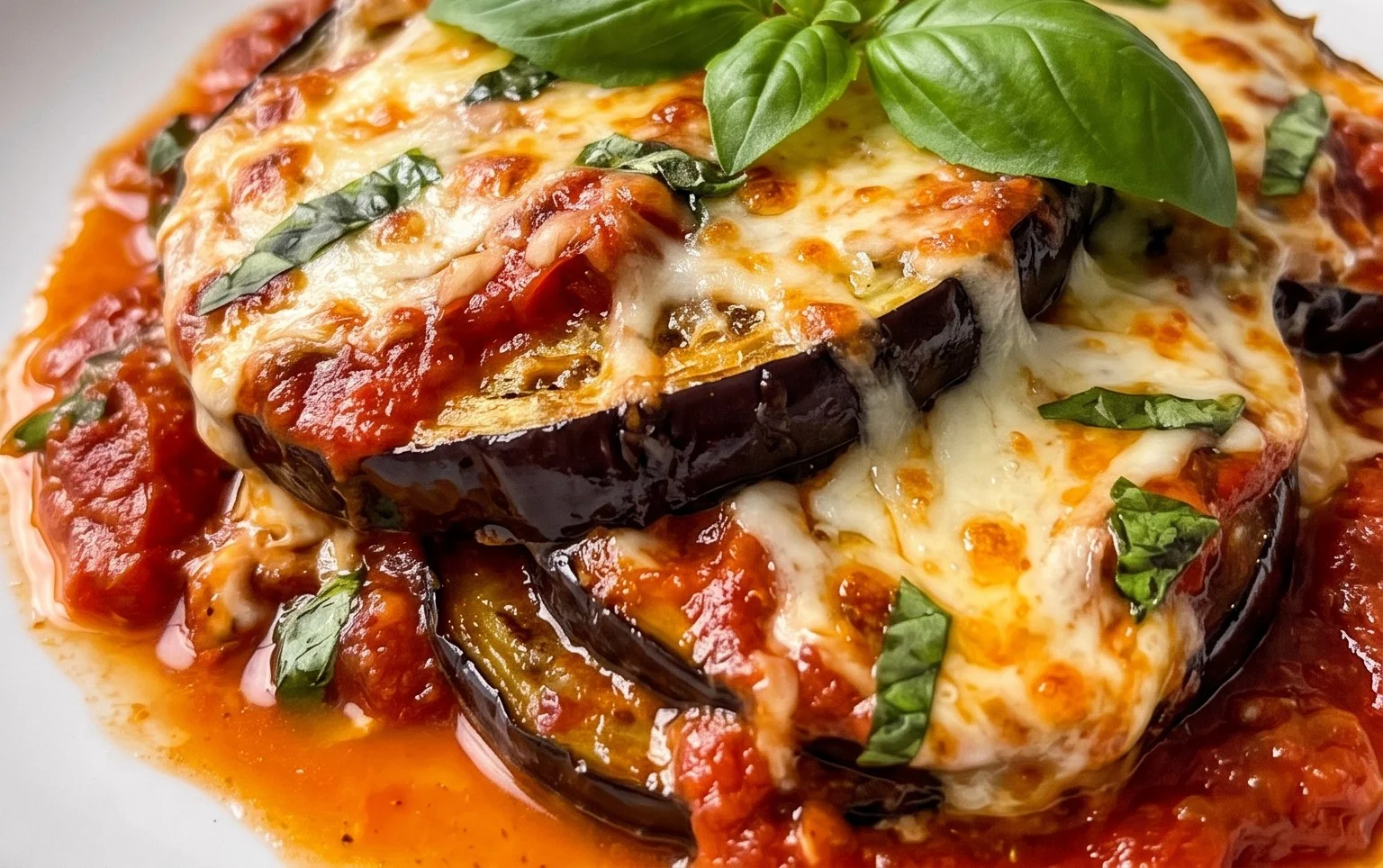 Spécialité d'Italie : Aubergines à la parmigiana