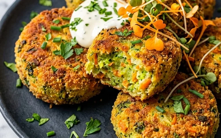 Croquettes de brocolis et carottes