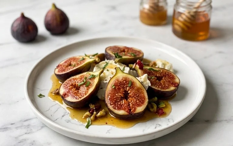 Figues rôties chèvre miel : facile et gourmand