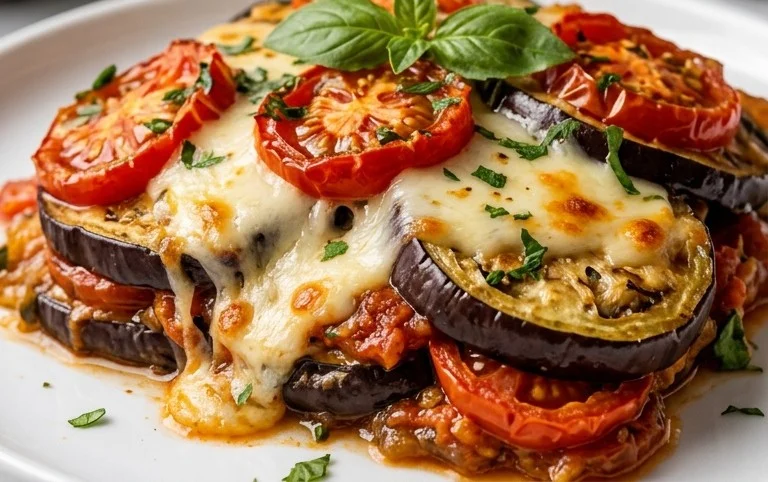 Provençal Eggplant Tomato Gratin